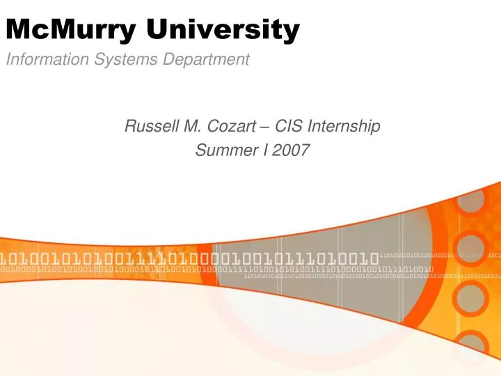 mcmurry university