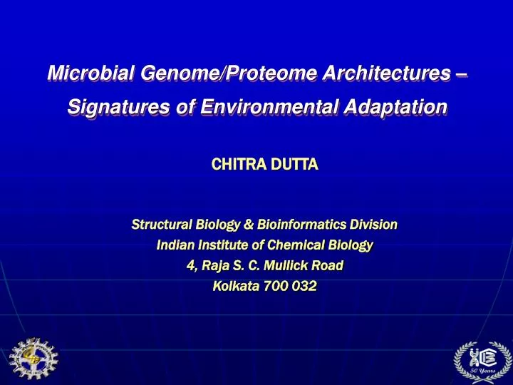 microbial genome proteome architectures signatures of environmental adaptation
