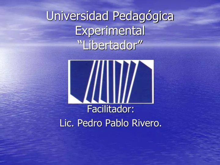 universidad pedag gica experimental libertador