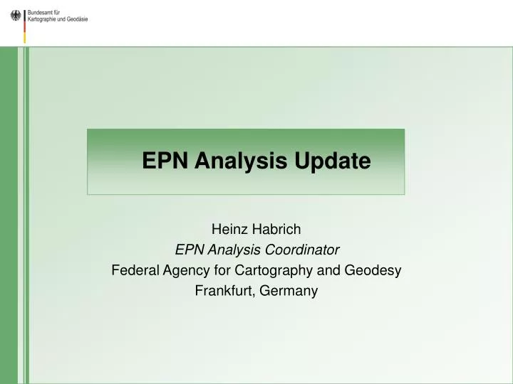 epn analysis update