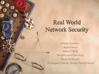 Real World Network Security