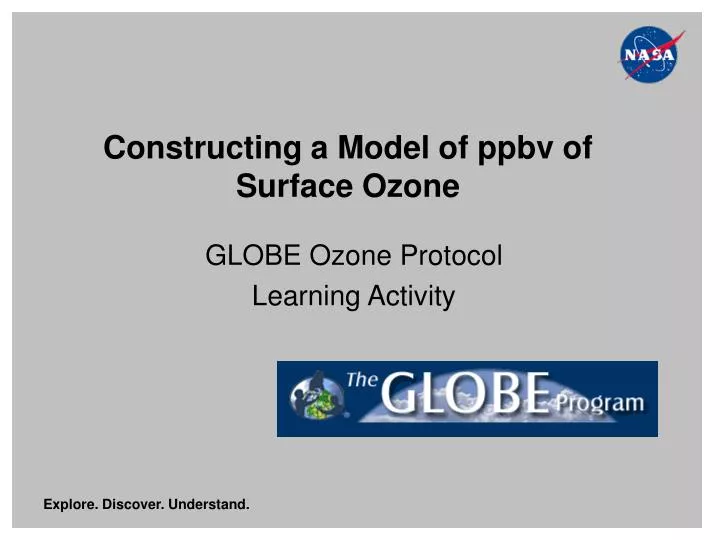 constructing a model of ppbv of surface ozone