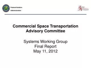 Commercial Space Transportation Advisory Committee