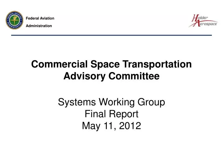 commercial space transportation advisory committee