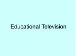 Educational Television - slide 1