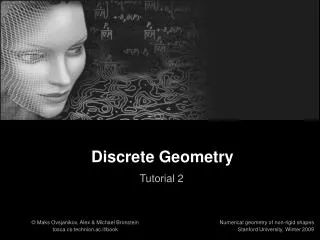 Discrete Geometry