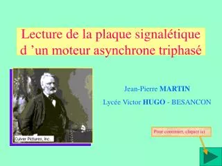 lecture de la plaque signal tique d un moteur asynchrone triphas