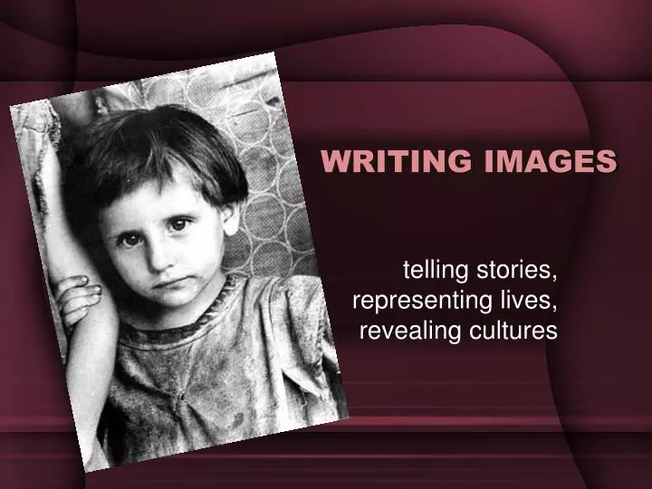 writing images