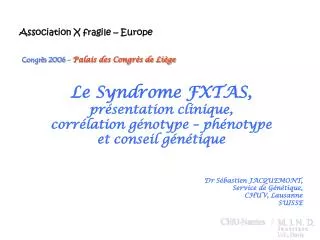 association x fragile europe
