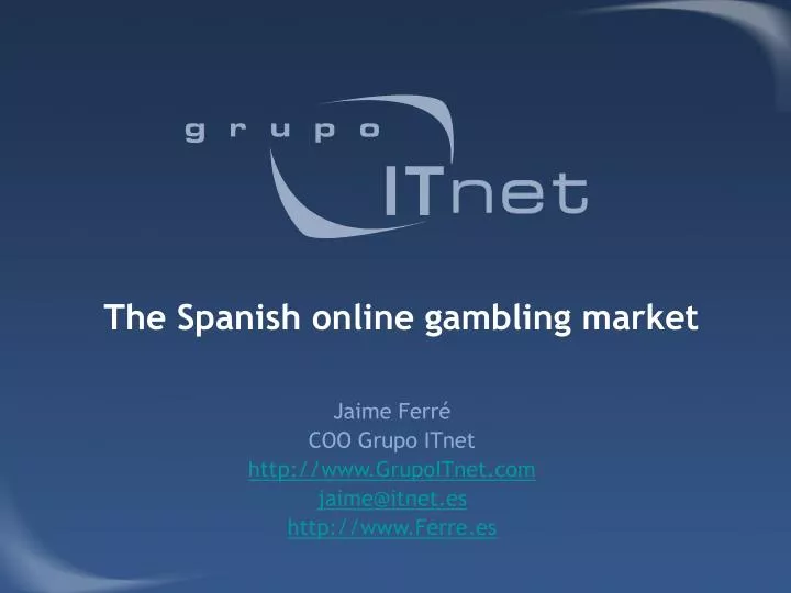 the spanish online gambling market