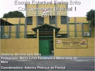 escola estadual farias brito coordenadoria distrital 1 2011