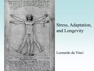 Stress, Adaptation, and Longevity Leonardo da Vinci