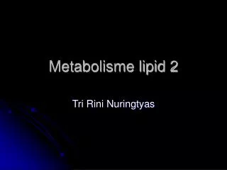 Metabolisme lipid 2