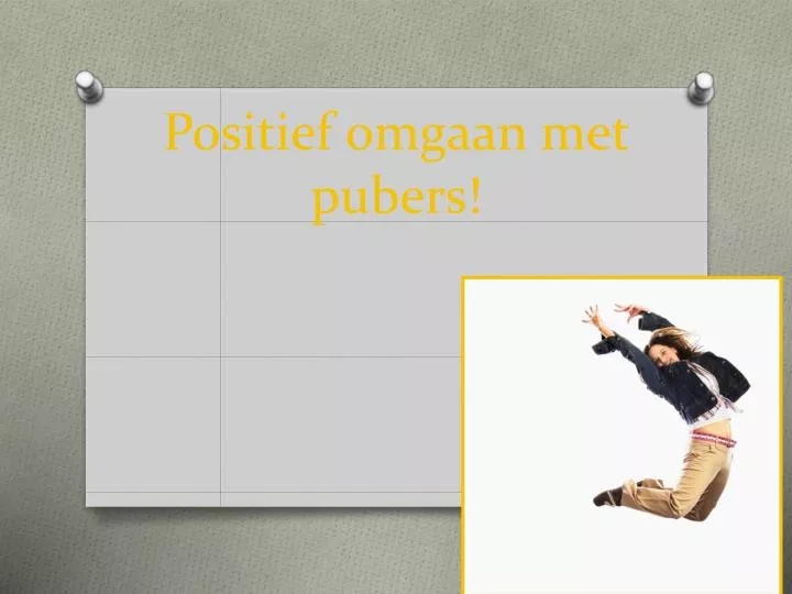 positief omgaan met pubers