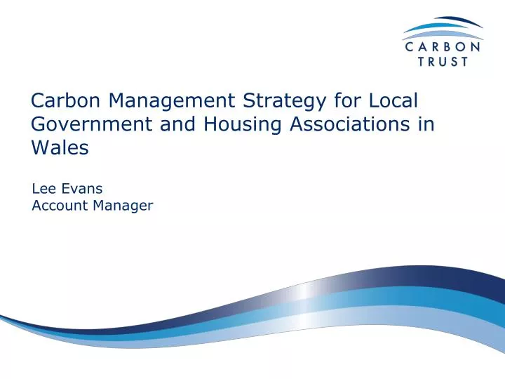 carbon management strategy for local government and housing associations in wales