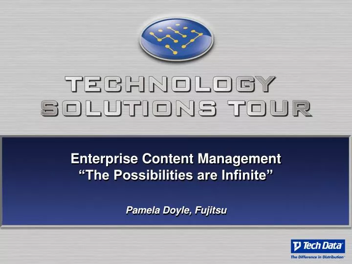 enterprise content management the possibilities are infinite pamela doyle fujitsu