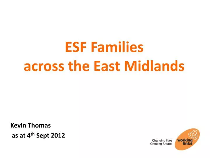 esf families across the east midlands