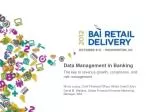 Data Management in Banking - slide 1
