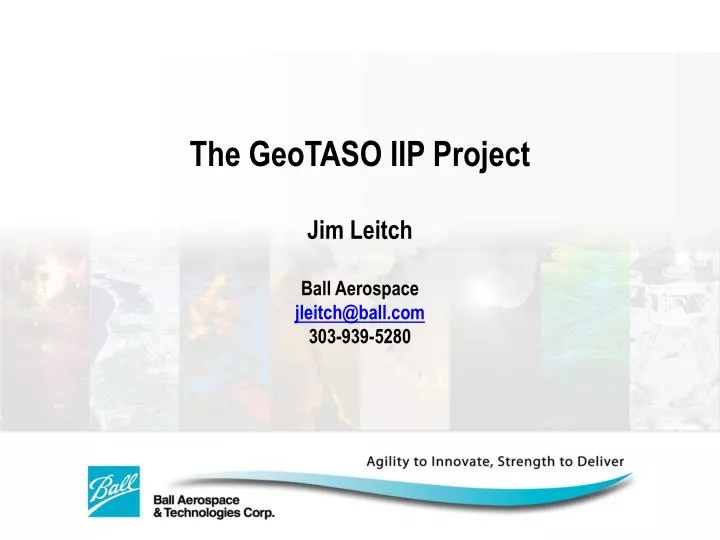 the geotaso iip project