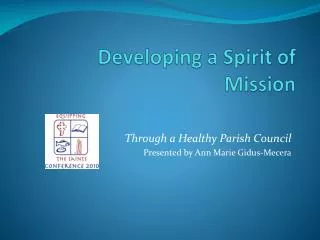 Developing a Spirit of Mission