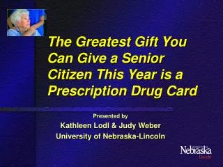 The Greatest Gift You Can Give a Senior Citizen This Year is a Prescription Drug Card
