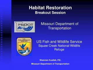 Habitat Restoration Breakout Session