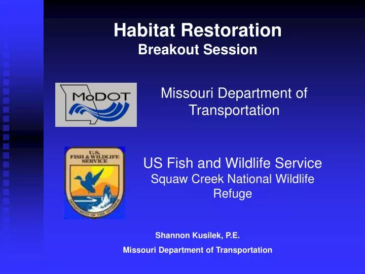 habitat restoration breakout session