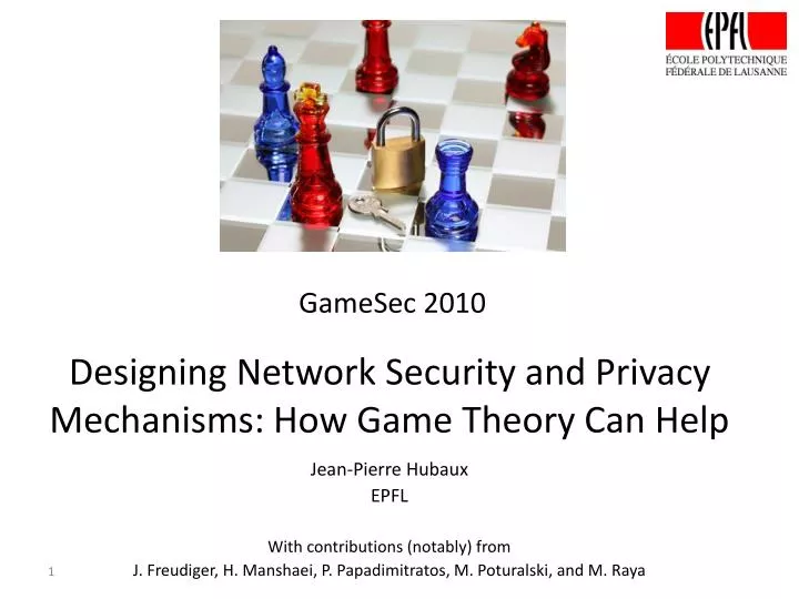 designing network security and privacy mechanisms how game theory can help