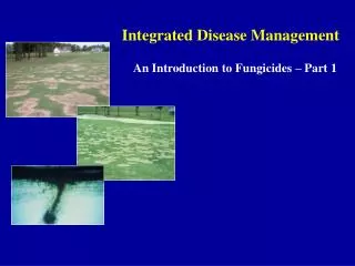 Integrated Disease Management