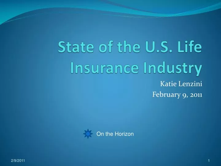 state of the u s life insurance industry