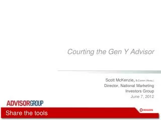 Courting the Gen Y Advisor