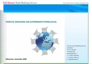 WEBSITE ADRESSEN VAN SUPERMARKTFORMULES/NL