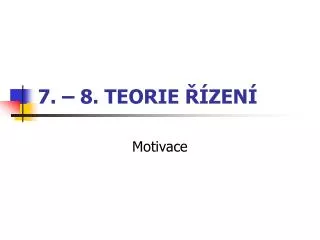 7 8 teorie zen