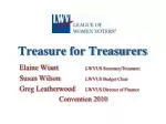 Finance Guidance for League Treasurers: E-Postcard Filing and Best Practices - slide 1