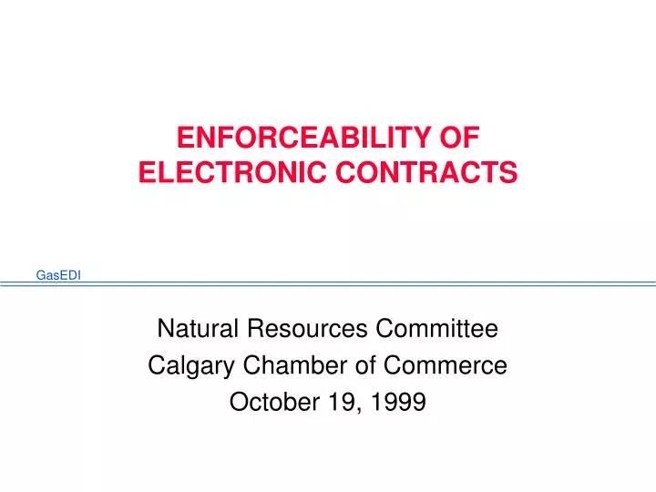 enforceability of electronic contracts