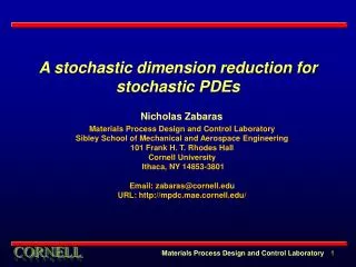 A stochastic dimension reduction for stochastic PDEs