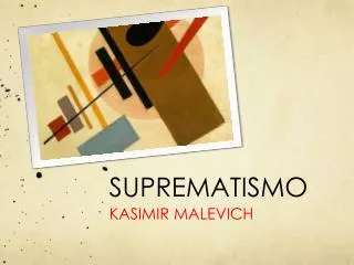 suprematismo