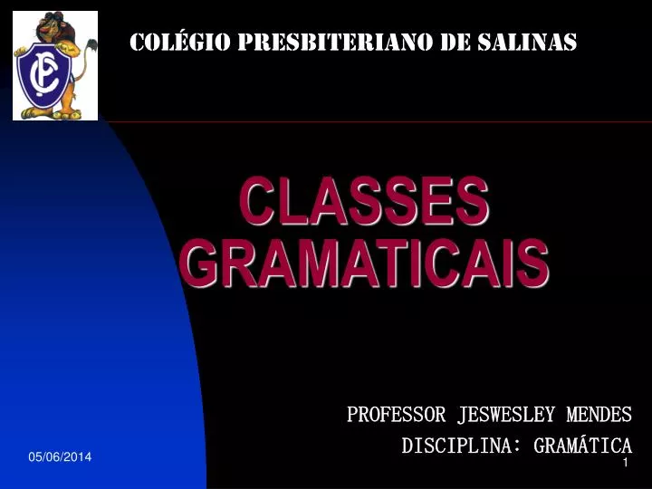 classes gramaticais