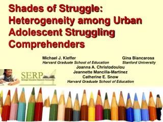 Shades of Struggle: Heterogeneity among Urban Adolescent Struggling Comprehenders