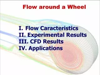 Flow around a Wheel