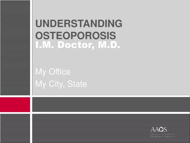 understanding osteoporosis