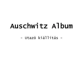 auschwitz album