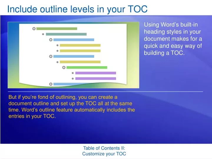 include outline levels in your toc