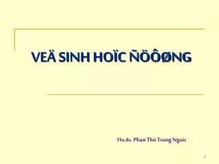 ve sinh ho c ng