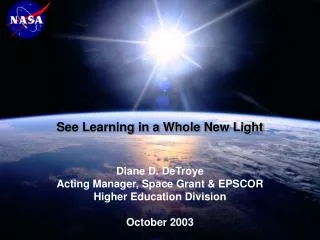See Learning in a Whole New Light