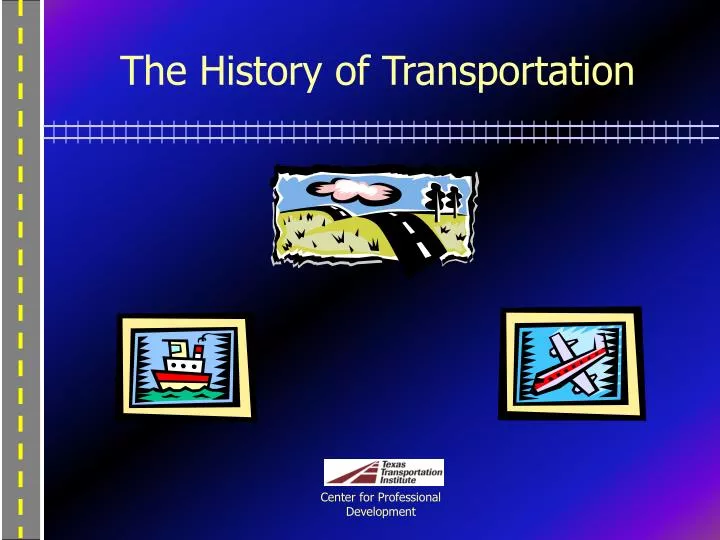 the history of transportation