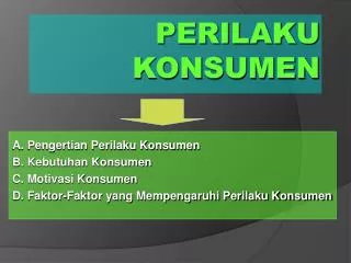 PPT - PERILAKU KONSUMEN PowerPoint Presentation, Free Download - ID:4989040