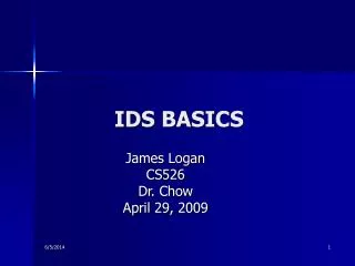 IDS BASICS