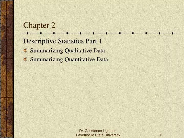 PPT - Chapter 2 PowerPoint Presentation, Free Download - ID:1064116