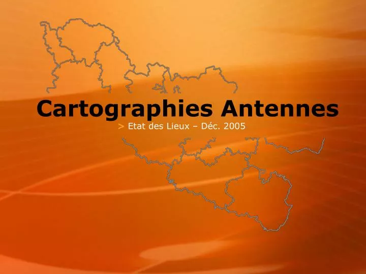 cartographies antennes